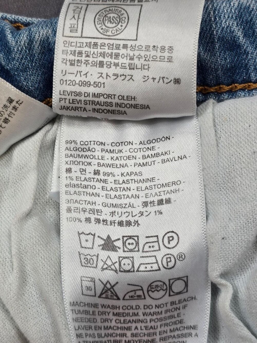 Levis 524 Mens Light Blue Denim Jeans W33 L30 Classic Fit - Picture 4 of 6